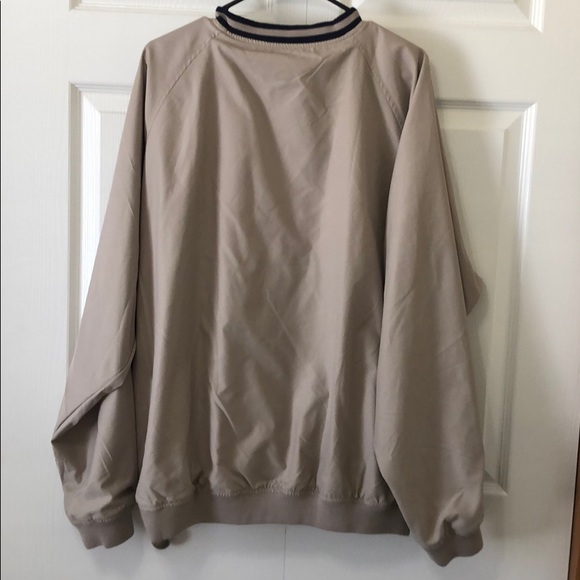 NWOT Men’s VNeck Pullover XL Beige - Picture 4 of 7
